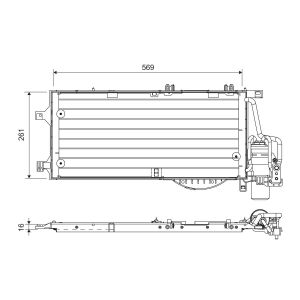 Condenseur (climatisation) VALEO 818118
