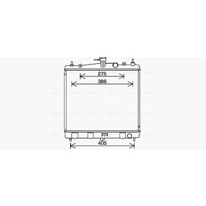Arrefecedor do motor AVA COOLING DN2454
