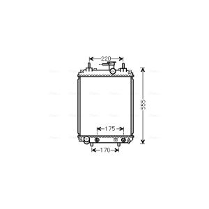 Raffreddatore motore AVA COOLING DU2073