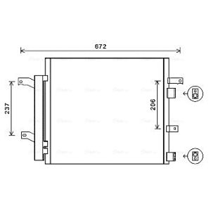 Condenseur (climatisation) AVA COOLING JR5056D
