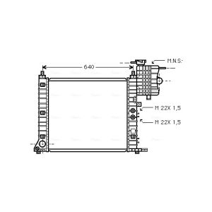 Arrefecedor do motor AVA COOLING MSA2218