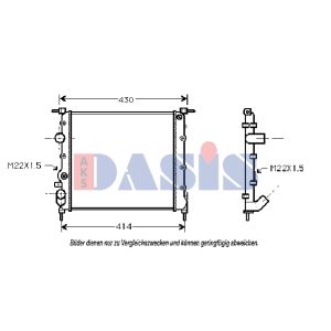 Raffreddatore motore AKS DASIS 180021N