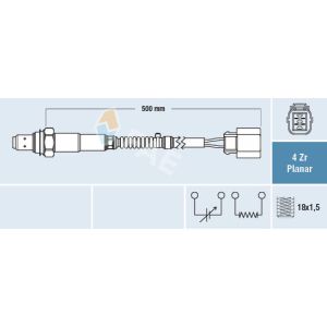 Sonde lambda FAE 77474
