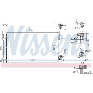 Kondensator, Klimaanlage NISSENS NIS 940750