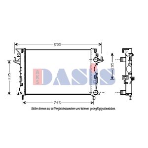 Motorkühler AKS DASIS 180044N
