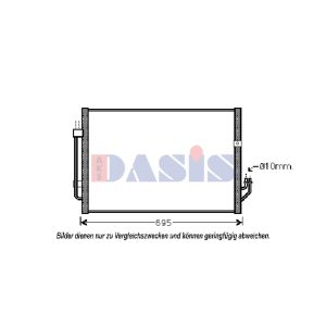Kondensator, Klimaanlage AKS DASIS 072041N