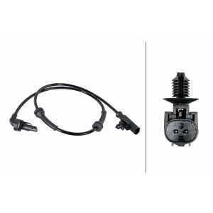 Sensor de velocidad, ABS HELLA 6PU 358 252-051