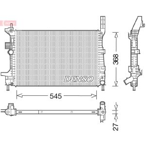 Radiateur, refroidissement du moteur DENSO DRM10029