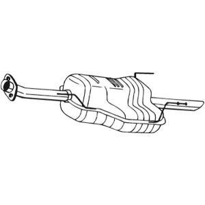 Endschalldämpfer BOSAL 185-455