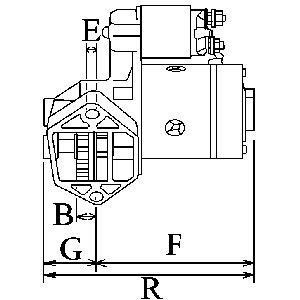 Startmotor / Starter HC-CARGO 116516