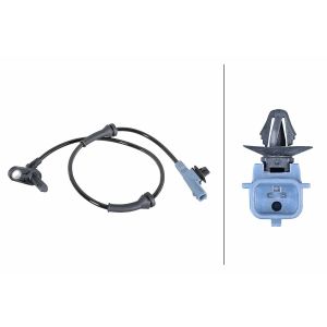 Sensor de velocidad, ABS HELLA 6PU 358 252-151