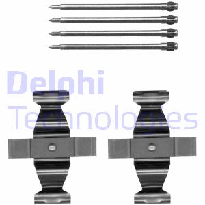 Kit de accesorios, pastillas de frenos DELPHI LX0546