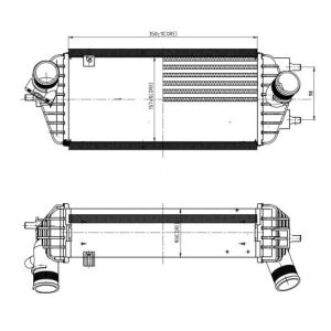 Ladeluftkühler NRF 309053