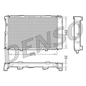 Radiador de motor DENSO DRM17065