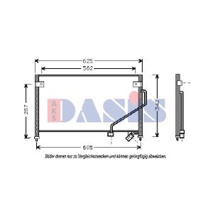 A/C-kondensor AKS DASIS 112320N