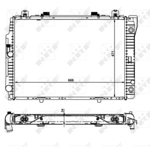 Radiator, motorkoeling EASY FIT NRF 55315