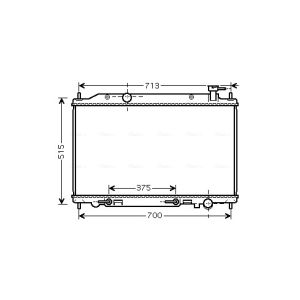 Motorradiateur  AVA COOLING DN2295