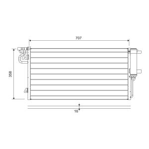 Condenseur (climatisation) VALEO 822690