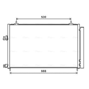 A/C-kondensor AVA COOLING TO5679D