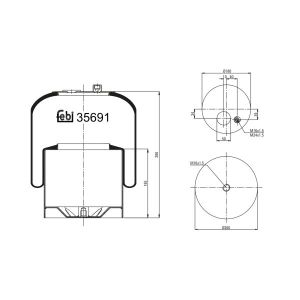 Luftfederbalg FEBI BILSTEIN 35691