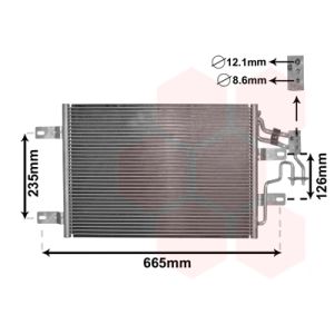Condenseur (climatisation) VAN WEZEL 37005394