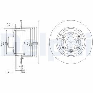 Bromsskiva DELPHI BG3060