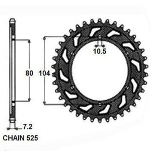 équipement, derrière SUNSTAR SUNR1-4347-42