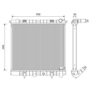 Radiateur moteur VALEO 701261