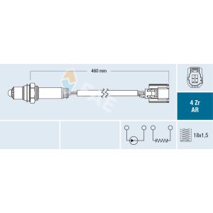 Sonda lambda FAE 75712