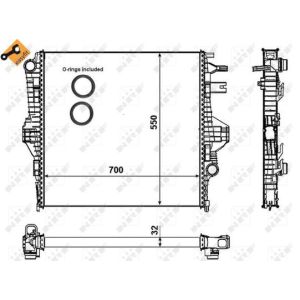 Kühler, Motorkühlung EASY FIT NRF 53005