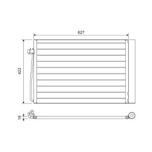Condenseur, climatisation VALEO 817850