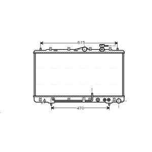 Arrefecedor do motor AVA COOLING HY2033