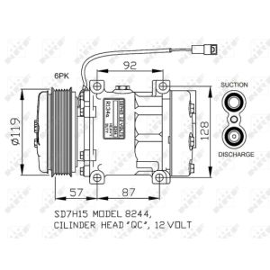 Compressor, airconditioner NRF 32771