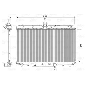 Arrefecedor do motor VALEO 735400