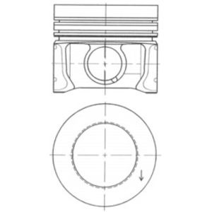 Pistão KOLBENSCHMIDT 41 095 610