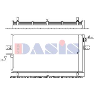 A/C-kondensor AKS DASIS 072024N