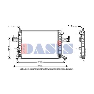 Motorkühler AKS DASIS 150012N