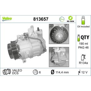 Klimakompressor VALEO 813657