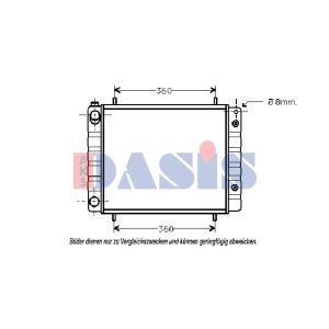 Raffreddatore motore AKS DASIS 370002N