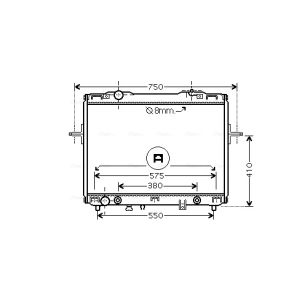 Motorkühler AVA COOLING KA2057