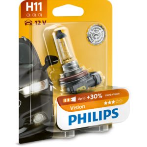 Bombilla incandescente PHILIPS Vision H11 55W 12V