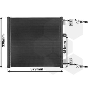 A/C-kondensor VAN WEZEL 74015702
