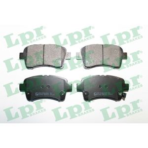 Set di pastiglie freno LPR LPR05P1541, fronte