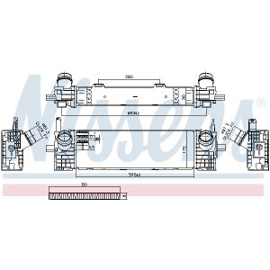 Ladeluftkühler NISSENS 961591