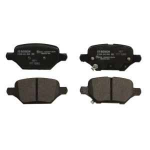 Conjunto de pastilhas de travão BOSCH 0 986 424 895, atrás