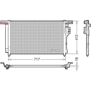 Kondensator, Klimaanlage DENSO DCN41008