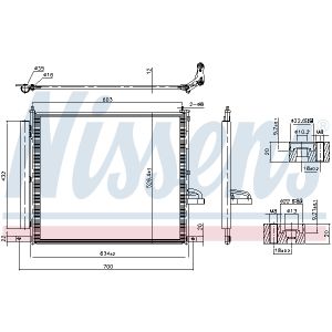A/C-kondensor NISSENS 941388
