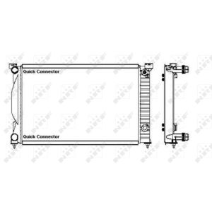 Radiateur, refroidissement du moteur Classe économique NRF 50543A