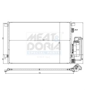 A/C-kondensor MEAT & DORIA 991170