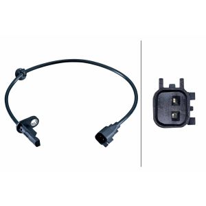 Snelheidssensor, ABS HELLA 6PU 358 252-481